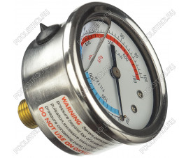 Манометр Aquaviva 100PSI стальной, верхнее Манометр Aquaviva 100PSI стальной, верхнее