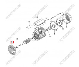 Крышка задняя (фланец) насоса OK / CK / KSE / EP / KNG - RMOT0001.02R MEC 71 Крышка задняя (фланец) насоса OK / CK / KSE / EP / KNG - RMOT0001.02R MEC 71