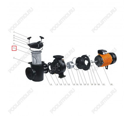 Корзинка префильтра насоса Aquaviva AVC-5.5-10T