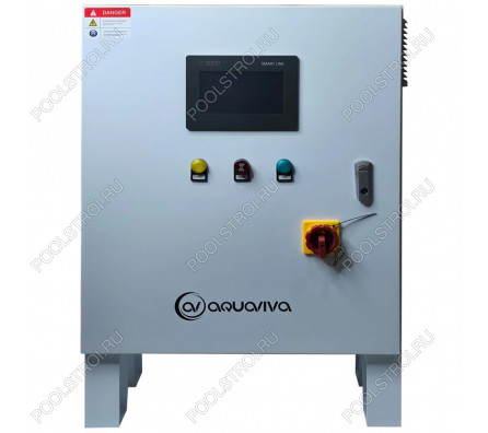 Уф установка AquaViva AVMUV 300 , до 300м3, DN250, 2*3КВт Автоочист, UV дат. , t дат.,сенс.дисп
